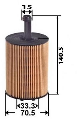 Azumi Filtration Product OE33033 Oil Filter OE33033: Buy near me in Poland at 2407.PL - Good price!