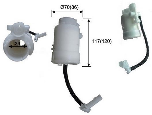 Azumi Filtration Product FST11001 Filter, fuel pump FST11001: Buy near me in Poland at 2407.PL - Good price!