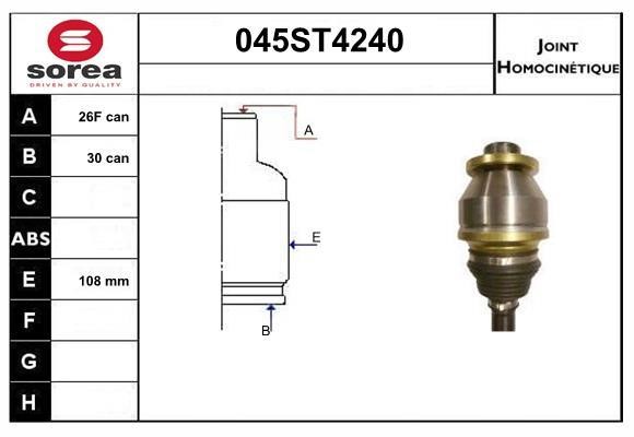 StartCar 045ST4240 Joint kit, drive shaft 045ST4240: Buy near me in Poland at 2407.PL - Good price!