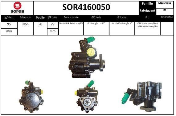 StartCar SOR4160050 Насос гідропідсилювача керма SOR4160050: Приваблива ціна - Купити у Польщі на 2407.PL!