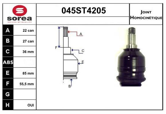 StartCar 045ST4205 Joint kit, drive shaft 045ST4205: Buy near me at 2407.PL in Poland at an Affordable price!