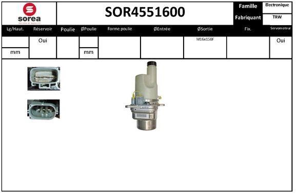 StartCar SOR4551600 Pompa hydrauliczna, układ kierowniczy SOR4551600: Dobra cena w Polsce na 2407.PL - Kup Teraz!