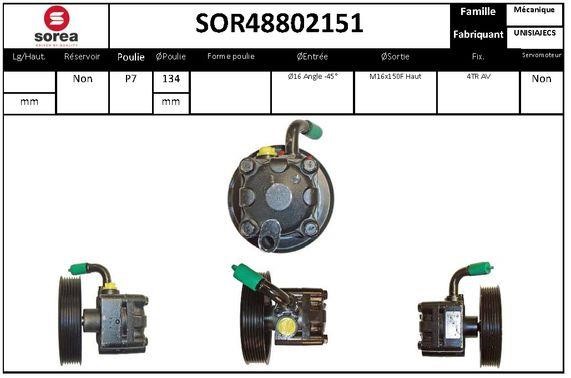 StartCar SOR48802151 Pompa hydrauliczna, układ kierowniczy SOR48802151: Dobra cena w Polsce na 2407.PL - Kup Teraz!