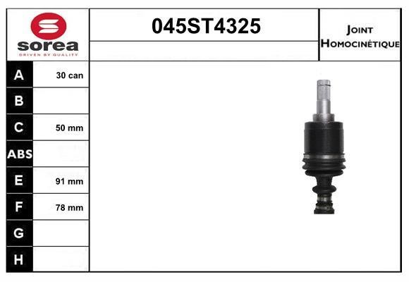 StartCar 045ST4325 Joint kit, drive shaft 045ST4325: Buy near me in Poland at 2407.PL - Good price!