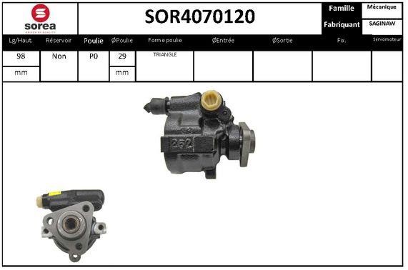 StartCar SOR4070120 Hydraulikpumpe, Lenkung SOR4070120: Kaufen Sie zu einem guten Preis in Polen bei 2407.PL!