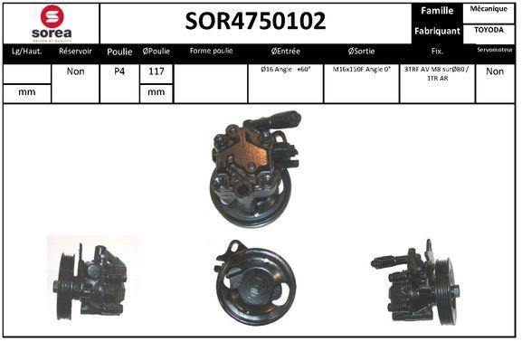 StartCar SOR4750102 Pompa hydrauliczna, układ kierowniczy SOR4750102: Dobra cena w Polsce na 2407.PL - Kup Teraz!