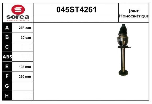StartCar 045ST4261 Joint kit, drive shaft 045ST4261: Buy near me in Poland at 2407.PL - Good price!