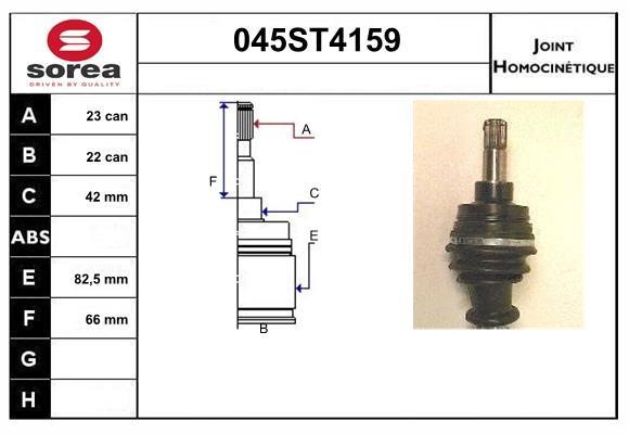 StartCar 045ST4159 Joint kit, drive shaft 045ST4159: Buy near me in Poland at 2407.PL - Good price!