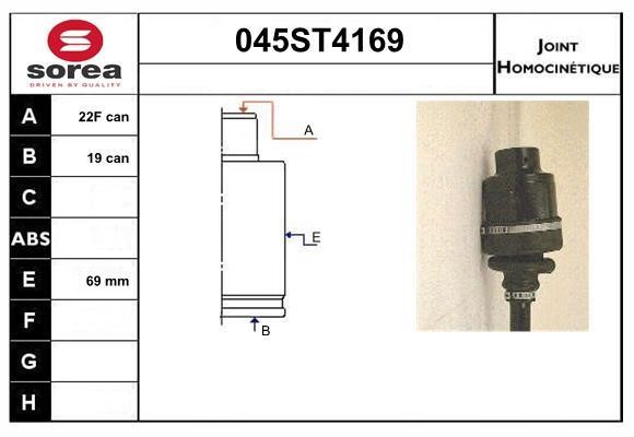 StartCar 045ST4169 Joint kit, drive shaft 045ST4169: Buy near me in Poland at 2407.PL - Good price!
