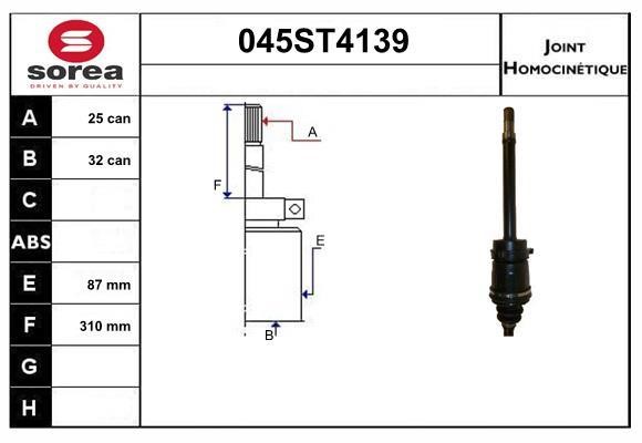 StartCar 045ST4139 Przegub homokinetyczny 045ST4139: Dobra cena w Polsce na 2407.PL - Kup Teraz!