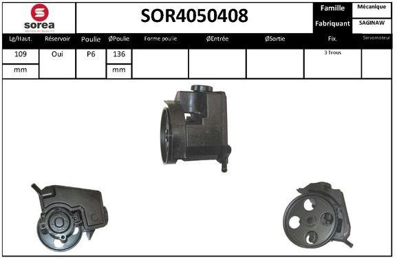 StartCar SOR4050408 Hydraulic Pump, steering system SOR4050408: Buy near me in Poland at 2407.PL - Good price!