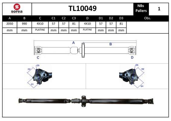 StartCar TL10049 Карданний вал, головна передача TL10049: Приваблива ціна - Купити у Польщі на 2407.PL!