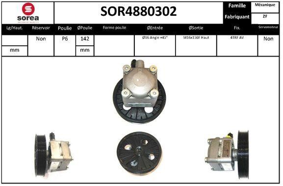 StartCar SOR4880302 Hydraulic Pump, steering system SOR4880302: Buy near me in Poland at 2407.PL - Good price!