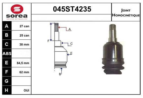 StartCar 045ST4235 Joint kit, drive shaft 045ST4235: Buy near me in Poland at 2407.PL - Good price!