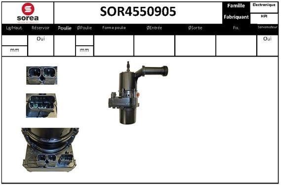 StartCar SOR4550905 Hydraulic Pump, steering system SOR4550905: Buy near me in Poland at 2407.PL - Good price!