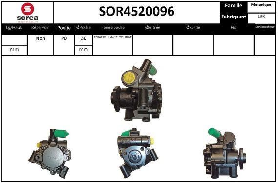 StartCar SOR4520096 Pompa hydrauliczna, układ kierowniczy SOR4520096: Dobra cena w Polsce na 2407.PL - Kup Teraz!