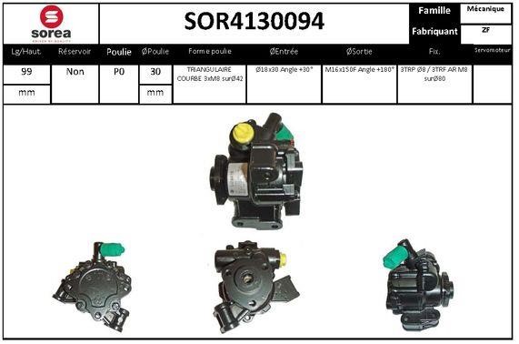 StartCar SOR4130094 Hydraulic Pump, steering system SOR4130094: Buy near me in Poland at 2407.PL - Good price!