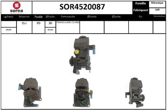 StartCar SOR4520087 Hydraulic Pump, steering system SOR4520087: Buy near me in Poland at 2407.PL - Good price!