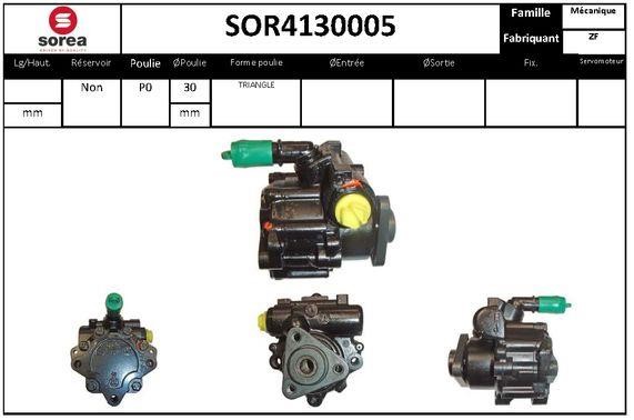 StartCar SOR4130005 Hydraulic Pump, steering system SOR4130005: Buy near me in Poland at 2407.PL - Good price!