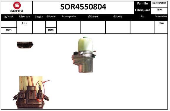 StartCar SOR4550804 Hydraulic Pump, steering system SOR4550804: Buy near me in Poland at 2407.PL - Good price!