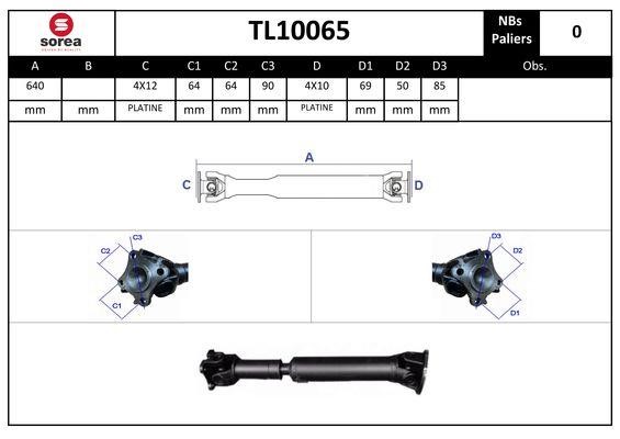 StartCar TL10065 Карданный вал, главная передача TL10065: Отличная цена - Купить в Польше на 2407.PL!