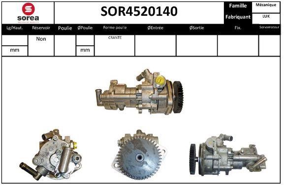 StartCar SOR4520140 Hydraulic Pump, steering system SOR4520140: Buy near me in Poland at 2407.PL - Good price!