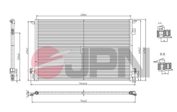 JPN 60C9116-JPN Condenser, air conditioning 60C9116JPN: Buy near me at 2407.PL in Poland at an Affordable price!
