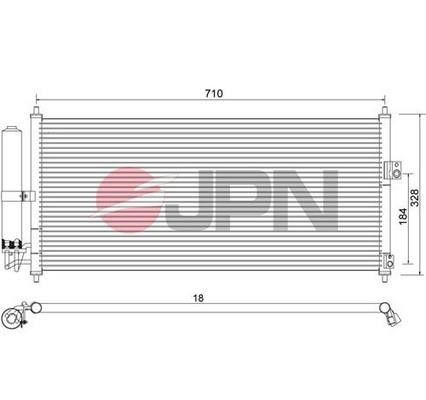 JPN 60C9109-JPN Condenser, air conditioning 60C9109JPN: Buy near me at 2407.PL in Poland at an Affordable price!