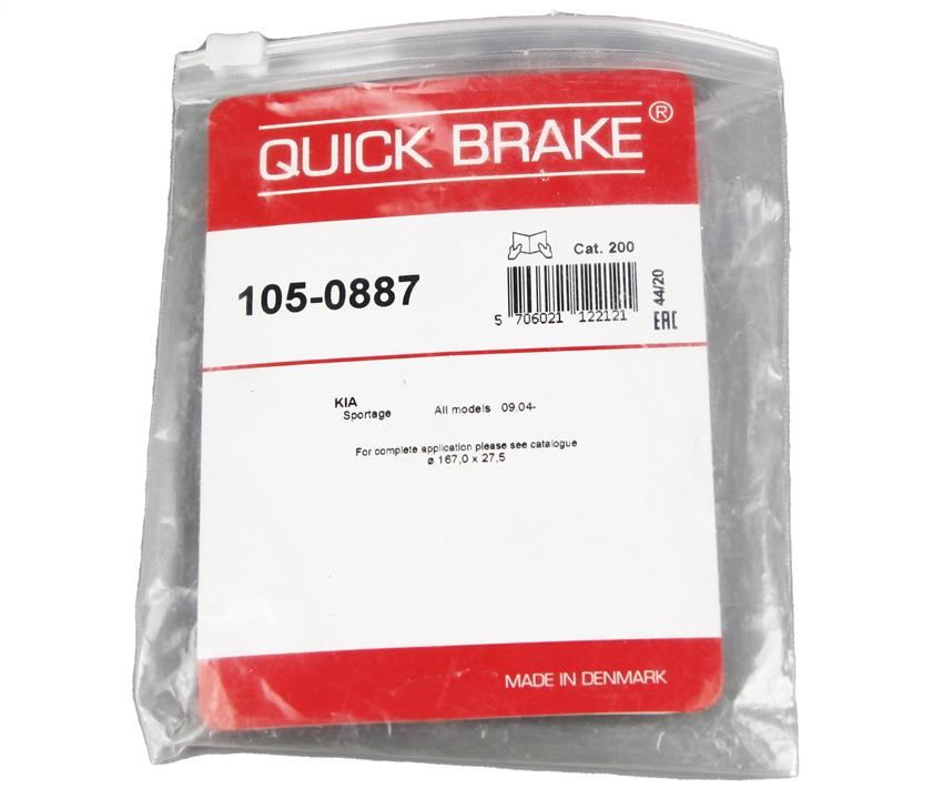 Mounting kit brake pads Quick brake 105-0887