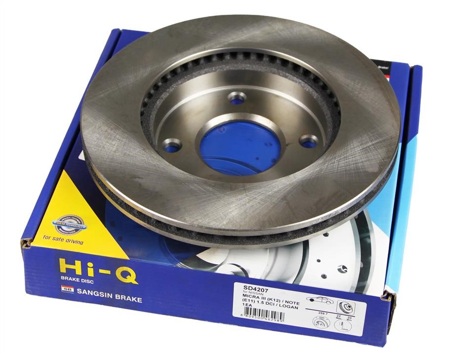 Sangsin SD4207 Front brake disc ventilated SD4207: Buy near me in Poland at 2407.PL - Good price!