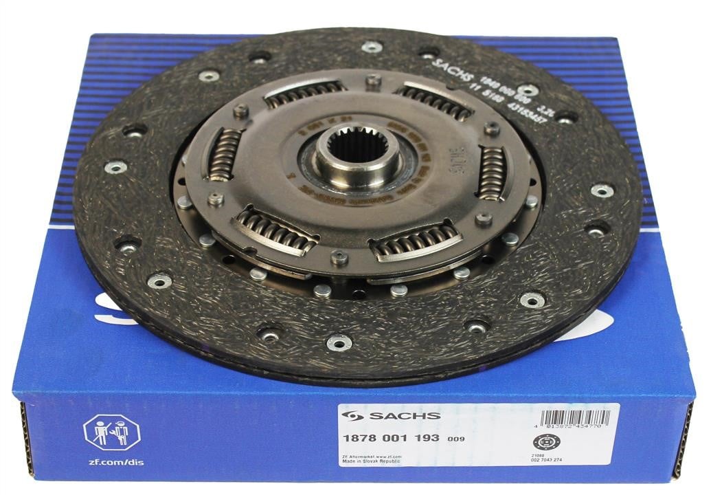 SACHS 1878 001 193 Clutch disc 1878001193: Buy near me in Poland at 2407.PL - Good price!