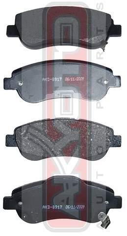 Akyoto AKD-8917 Front disc brake pads, set AKD8917: Buy near me in Poland at 2407.PL - Good price!