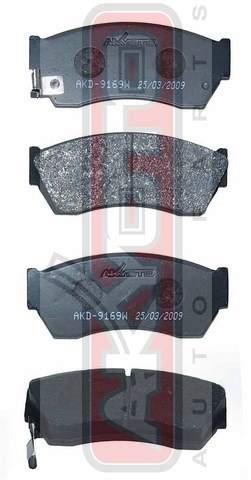 Akyoto AKD-9169 Front disc brake pads, set AKD9169: Buy near me at 2407.PL in Poland at an Affordable price!