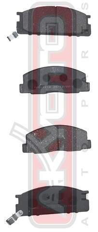 Akyoto AKD-1218 Front disc brake pads, set AKD1218: Buy near me in Poland at 2407.PL - Good price!