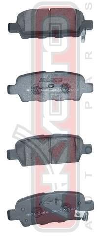 Akyoto AKD-2466 Rear disc brake pads, set AKD2466: Buy near me in Poland at 2407.PL - Good price!