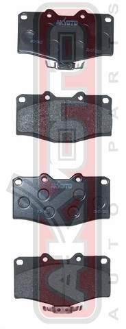 Akyoto AKD-7463 Front disc brake pads, set AKD7463: Buy near me in Poland at 2407.PL - Good price!