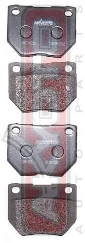 Akyoto AKDC-0226 Rear disc brake pads, set AKDC0226: Buy near me in Poland at 2407.PL - Good price!