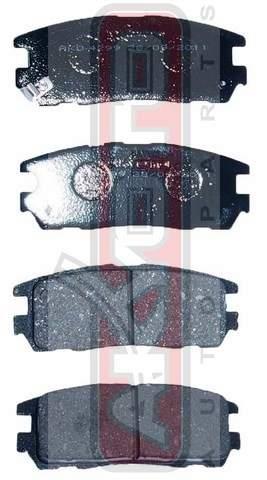 Akyoto AKD-4299 Rear disc brake pads, set AKD4299: Buy near me in Poland at 2407.PL - Good price!