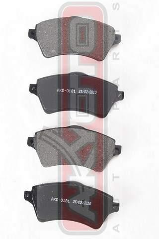 Akyoto AKD-0181 Front disc brake pads, set AKD0181: Buy near me in Poland at 2407.PL - Good price!