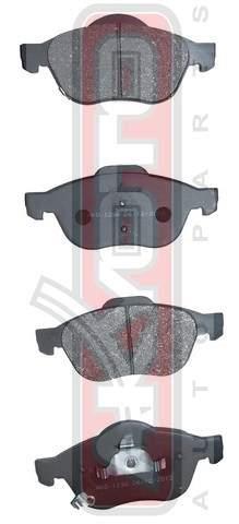 Akyoto AKD-1236 Front disc brake pads, set AKD1236: Buy near me at 2407.PL in Poland at an Affordable price!