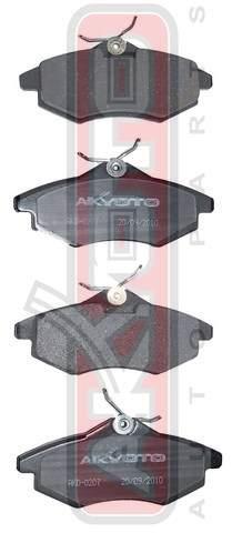 Akyoto AKD-0207 Front disc brake pads, set AKD0207: Buy near me in Poland at 2407.PL - Good price!