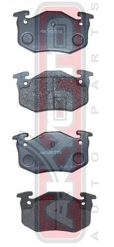 Akyoto AKD-0332 Front disc brake pads, set AKD0332: Buy near me at 2407.PL in Poland at an Affordable price!