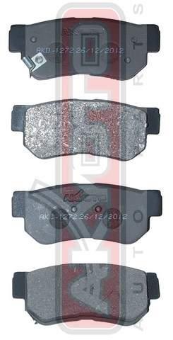 Akyoto AKD-1272 Rear disc brake pads, set AKD1272: Buy near me in Poland at 2407.PL - Good price!