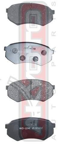 Akyoto AKD-1246 Front disc brake pads, set AKD1246: Buy near me in Poland at 2407.PL - Good price!