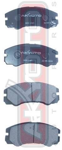 Akyoto AKD-1343 Front disc brake pads, set AKD1343: Buy near me in Poland at 2407.PL - Good price!