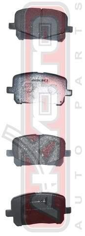 Akyoto AKD-1448 Front disc brake pads, set AKD1448: Buy near me at 2407.PL in Poland at an Affordable price!
