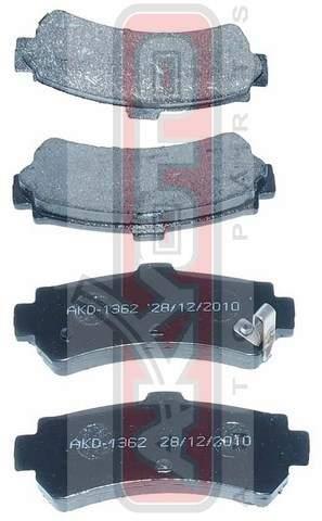 Akyoto AKD-1362 Klocki hamulcowe tylne, komplet AKD1362: Dobra cena w Polsce na 2407.PL - Kup Teraz!