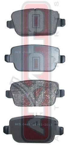 Akyoto AKD-0461 Rear disc brake pads, set AKD0461: Buy near me in Poland at 2407.PL - Good price!