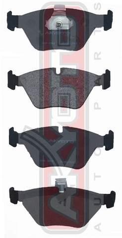 Akyoto AKD-1061 Front disc brake pads, set AKD1061: Buy near me in Poland at 2407.PL - Good price!