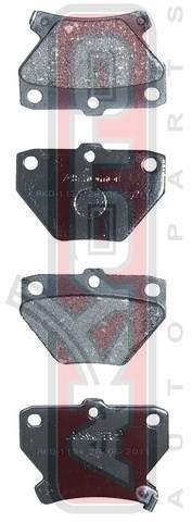 Akyoto AKD-1134 Rear disc brake pads, set AKD1134: Buy near me in Poland at 2407.PL - Good price!